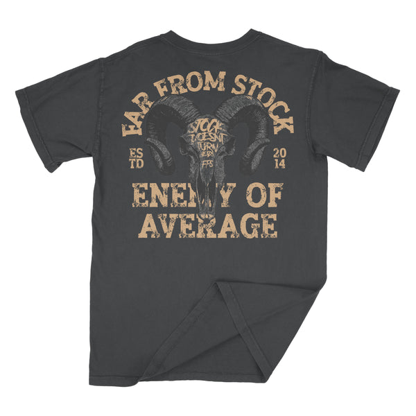 ENEMY TEE - CHARCOAL