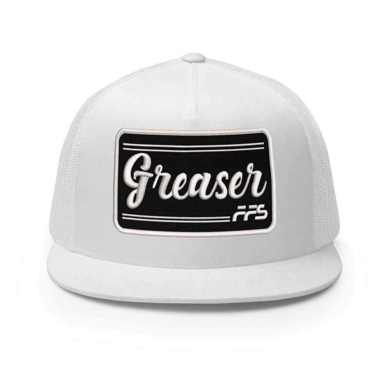 Greaser Snapback - White