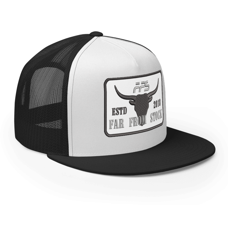 Cowboy Snapback - White & Black