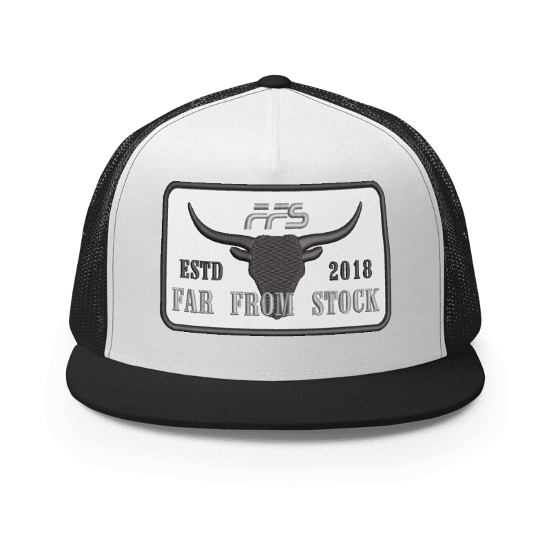 Cowboy Snapback - White & Black