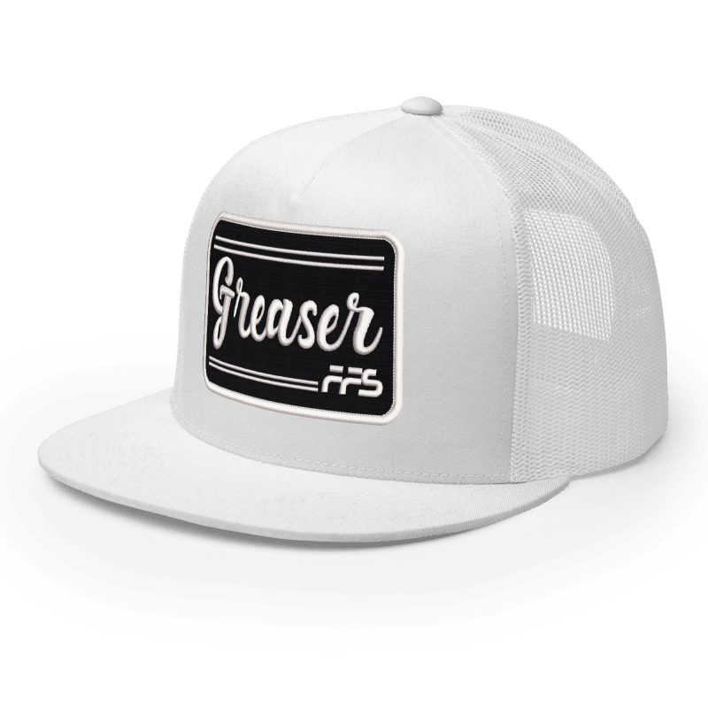 Greaser Snapback - White