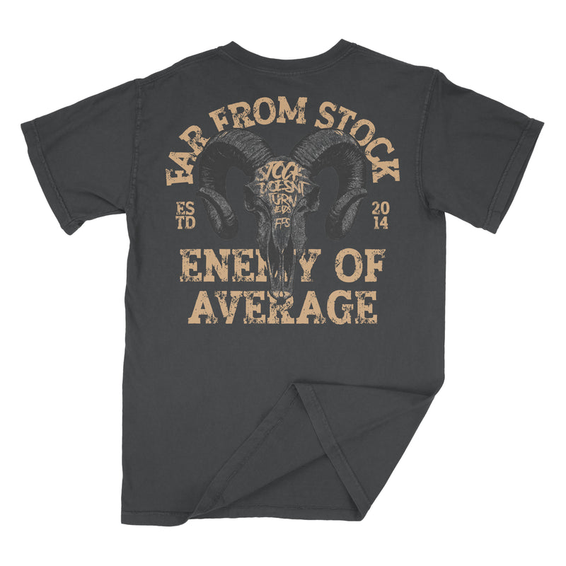 ENEMY TEE - CHARCOAL