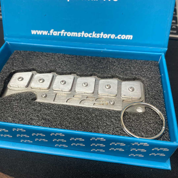 Handmade 12V Engine Keychain