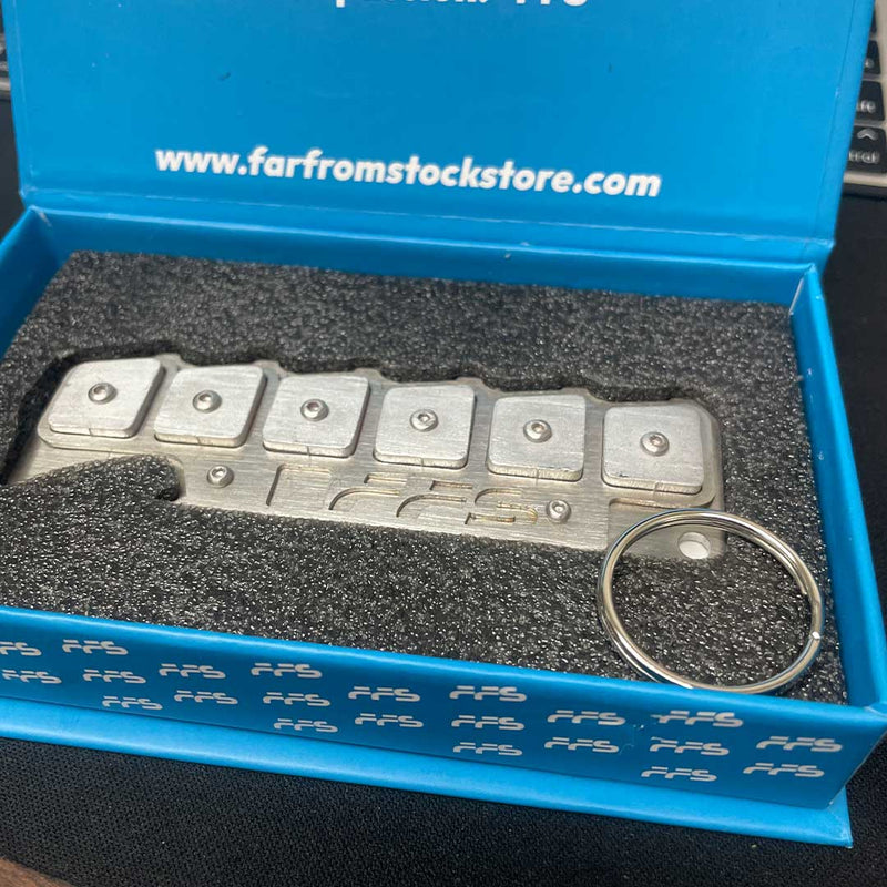 Handmade 12V Engine Keychain