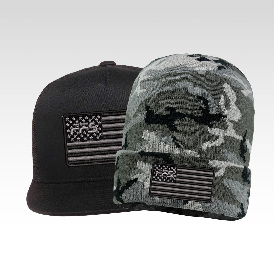 Flag Camo Beanie & Hat
