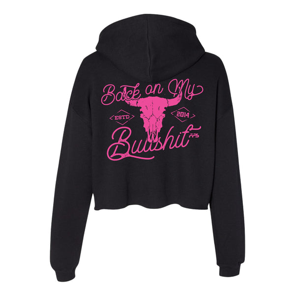 Back On My BS Crop Hoodie