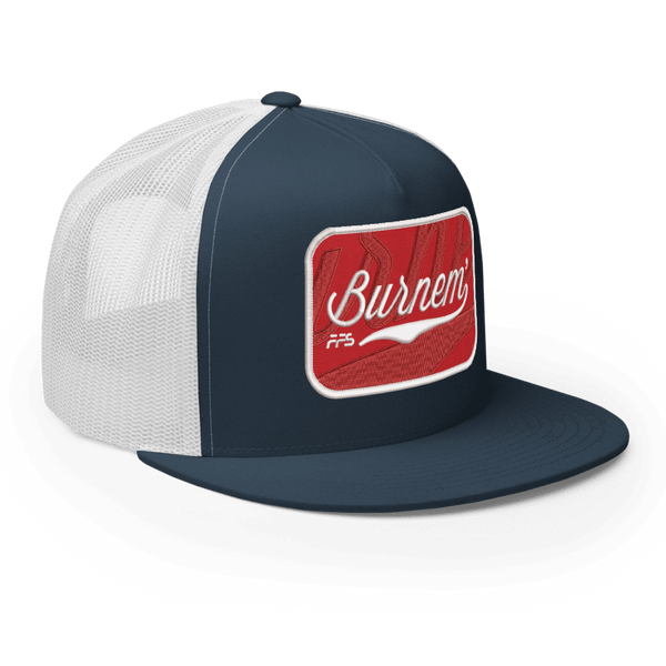 Burnem - Navy & White Snapback